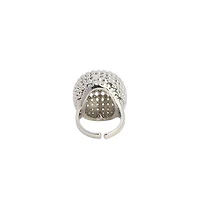 Sohi Women's The Disco Ball Statement Ring