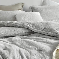 Coma Inducer� Oversized Comforter - The Original Plush - Silver Stone