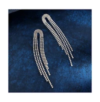 Sohi Women's The Cristallo Drop Earrings