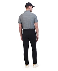 Ben Sherman Men's Color Block Melange Tech Jersey Sports Fit Polo Shirt
