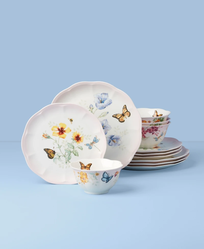 Lenox Butterfly Meadow Ombre 12 Pc. Dinnerware Set, Service for 4