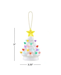 Mr. Christmas 5" Nostalgic Ceramic Tree Ornaments, Set of 3