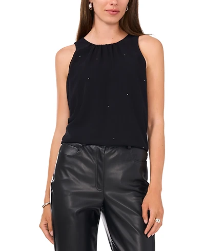 Vince Camuto Women's Sleeveless Embellished Top