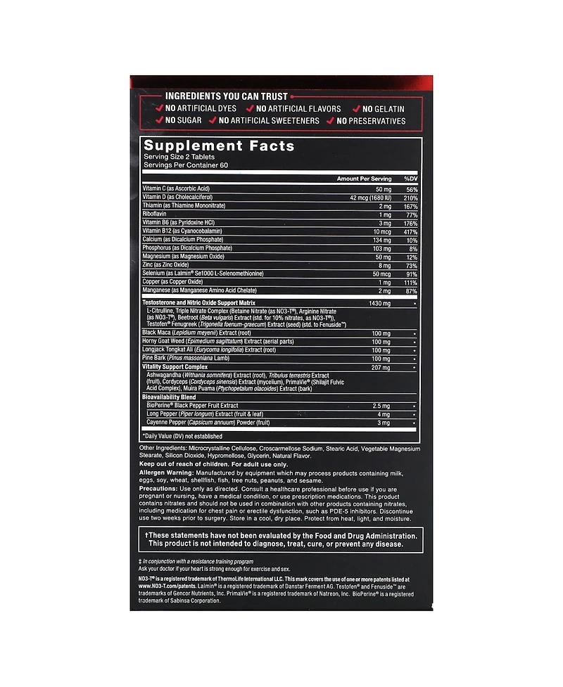 Force Factor Test X180 Alpha V2