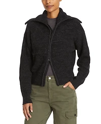 Bass Outdoor Women's Funnel-Neck Zippered Sweater