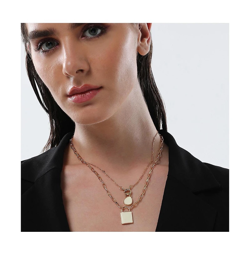 Sohi Women's The Sailor's Multi-Layer Necklace