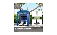 Slickblue Outdoor Umbrella - Versatile Patio Shade for Deck, Garden, and Beach Relaxation