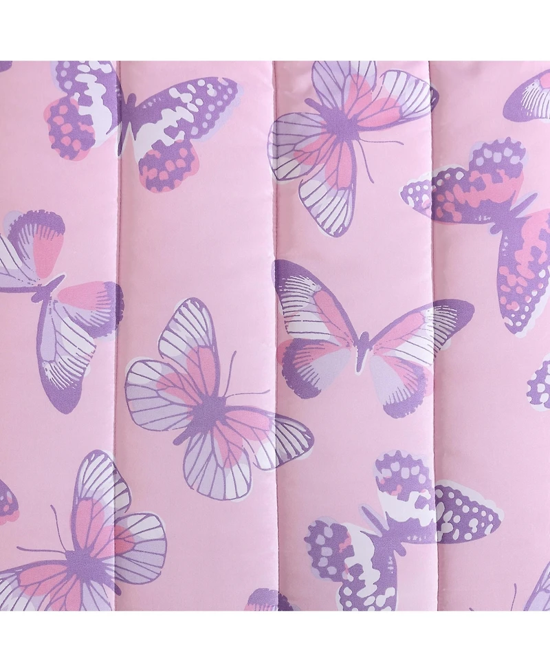 Alex + Bella Magical Butterfly -Piece Ultra Soft Microfiber Comforter Set