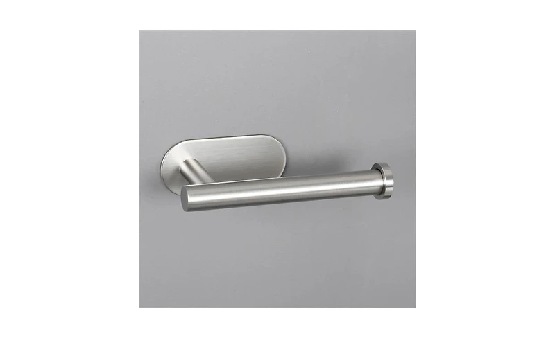 Slickblue Stainless Steel Toilet Paper Holder Adhensive Tissue Paper Roll Holder for Bathroom