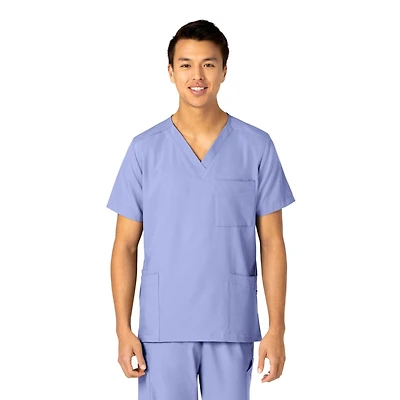 Wink Women's W123 Unisex 4 Pocket Utility Scrub Top