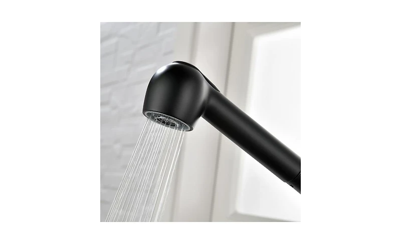 Slickblue Single-Handle Pull-Out Sprayer Kitchen Faucet in Stainless Steel Modern Design for Easy Use