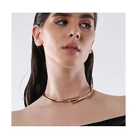 Sohi Women's The Stroke Torque Necklace