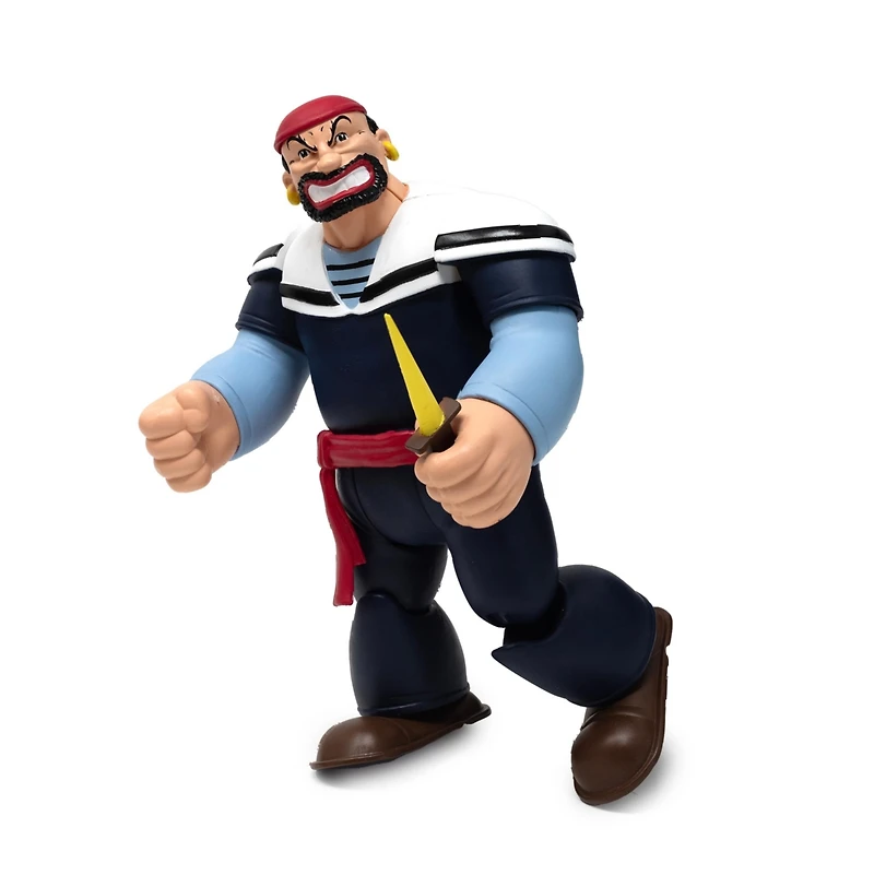 Boss Fight Studio Power Stars Bluto as Sindbad Action Figure – Retro Style Collectible Figurine from Popeye the Sailor Meets Sindbad the Sailor