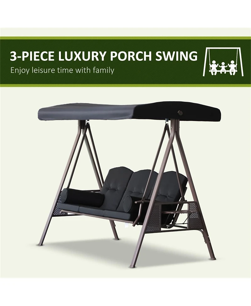 Slickblue Outdoor Patio Swing Chair – Comfortable and Stylish Seating for Relaxation Your Garden or Porch