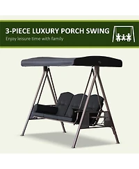 Slickblue Outdoor Patio Swing Chair – Comfortable and Stylish Seating for Relaxation Your Garden or Porch