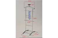 Kings Brand Furniture - Lebedev Metal Suit Valet Stand, Clothes Rack