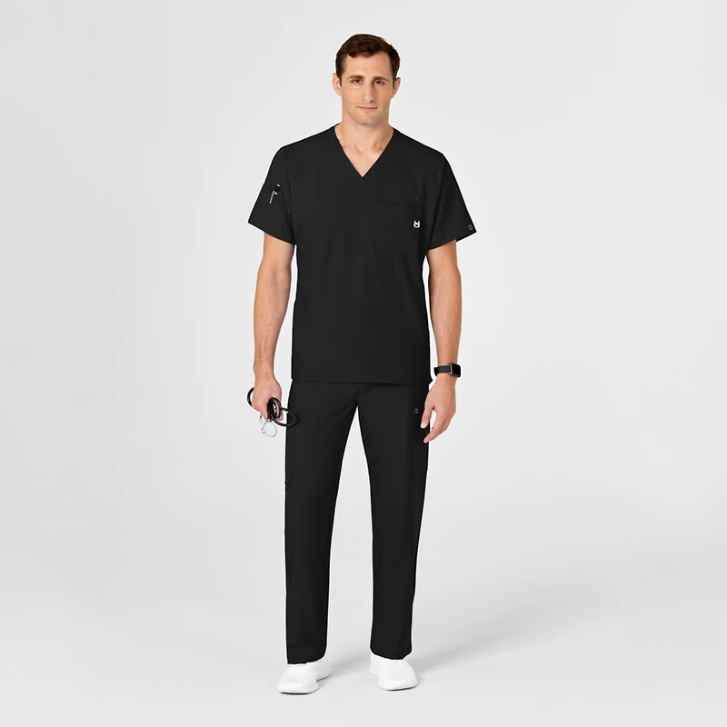 Wink Men's W123 V-Neck Scrub Top