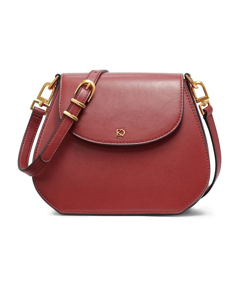 Donna Karan New York Bellerose Leather Flap Crossbody