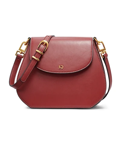 Donna Karan New York Bellerose Leather Flap Crossbody