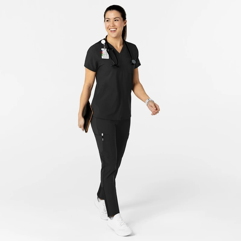 Wink Plus W123 Flex-n-Reach V-Neck Scrub Top