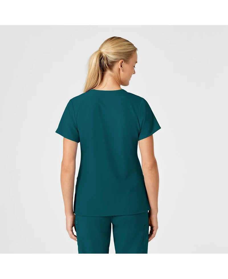 Wink Women's W123 Stylized V-Neck Scrub Top