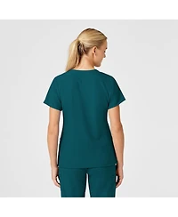 Wink Women's W123 Stylized V-Neck Scrub Top