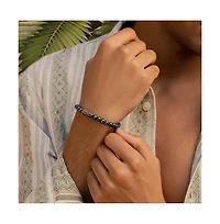 Karma and Luck Spiritual Fortress - Hematite Evil Eye Charm Bracelet