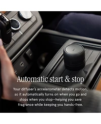 Pura Car Pro - Portable Smart Fragrance Diffusion device - Rechargeable - Auto Start and Stop - Adjustable Intensity - Car Air Freshener