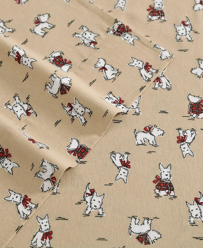 Laura Ashley Flannel 4 -Pc. Sheet Set