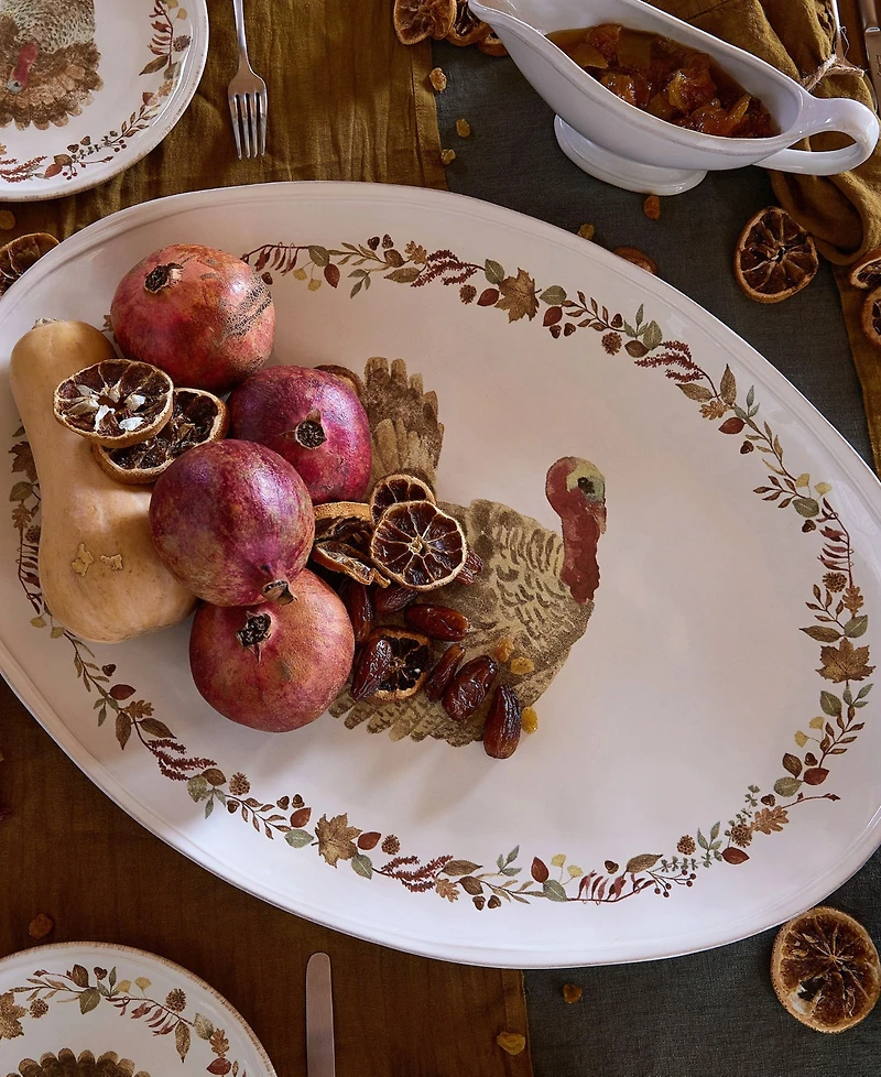 Casafina by Costa Nova Plymouth Turkey Platter, 22"
