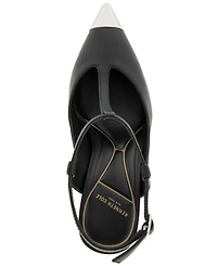 Kenneth Cole New York Women's Romi Cap Toe T-Strap Pumps