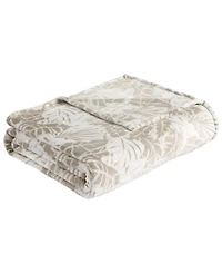 Tommy Bahama Home Costa Blanca Ultra Soft Plush Fleece Blanket, Full/Queen