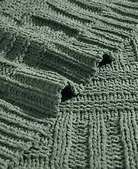 Tommy Bahama Home Chain Basket Knit Throw