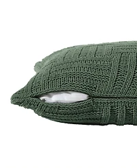 Tommy Bahama Home Chain Basket Knit Decorative Pillow, 20" x
