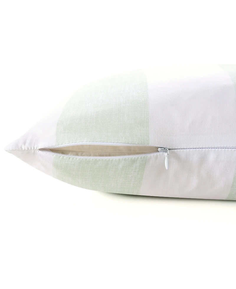 Closeout! Tommy Bahama Home Awning Stripe Cotton Decorative Pillow, 20" x 20"