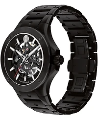 Movado Men's Alta S.e. Skeleton Swiss Automatic Black Pvd Watch, 43.50mm