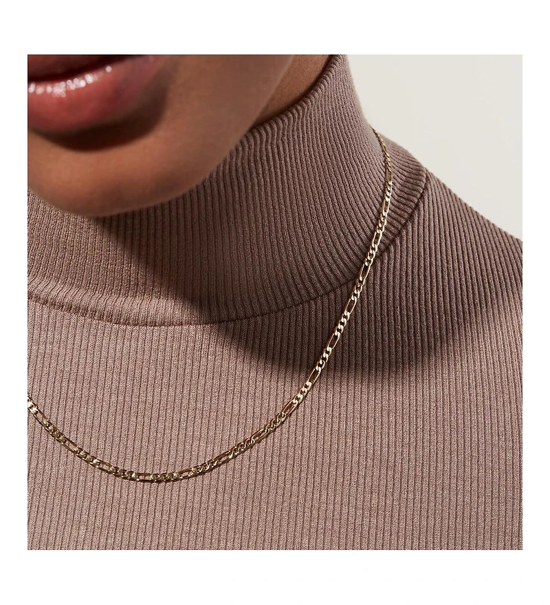 Ana Luisa Figaro Chain Necklace - Leo Regular Short