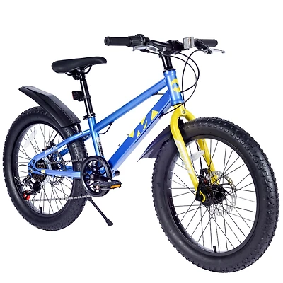 Streamdale Kids' Fat Tire Mountain Bike with Dual-Disc Brakes