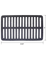 Streamdale Oval Cast Iron Grill Outdoor Charcoal Grill & Skillet