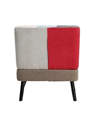 Streamdale Modern Patchwork Accent Chair for Comfort and Style