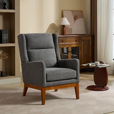 Streamdale Modern High-Back Accent Armchair for Living Spaces