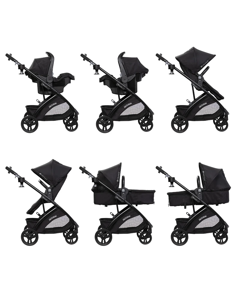 Baby Trend Sonar Switch 6-in-1 Modular Travel System with Ez-Lift Plus Infant Car Seat