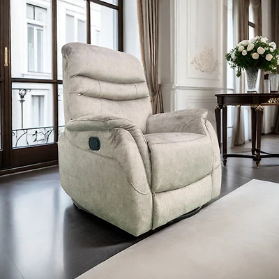 Streamdale Modern Swivel Recliner Sofa with Lumbar Support