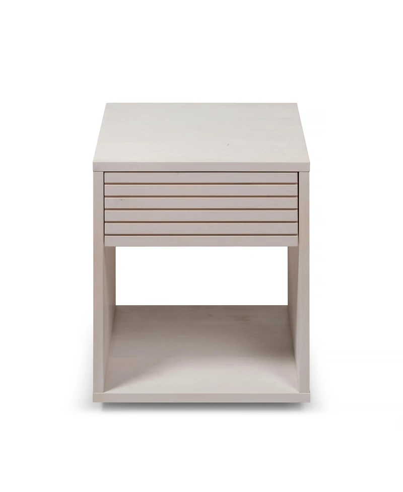 Woodek Floating Nightstand Set Of 2 Hardwood Nightstands With Open Shelf - Versatile Bedside Table For Bedroom