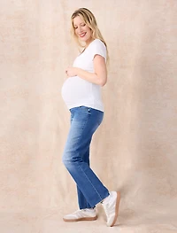 Motherhood Maternity Secret Fit Over the Bump Straight Leg Denim Jeans