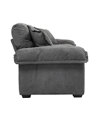 Streamdale Chenille Sofa with Pillows & Memory Foam
