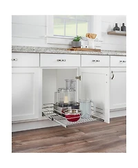 Rev-a-Shelf Kitchen Cabinet Pullout Shelf Organizer, 15 x 20 In, 5WB1-1520CR-1
