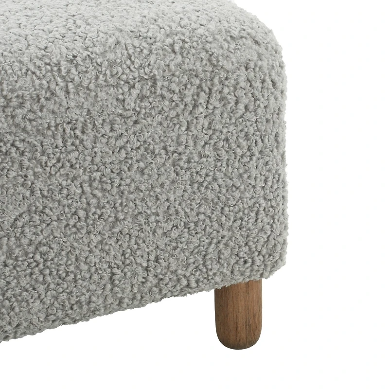 Modern Upholstered Ottoman Bench,Comfortable End-of-Bed Seat for Bedroom or Living Room-The Pop Home