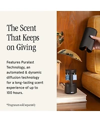 Pura Plus - Smart Fragrance Diffuser for Large Spaces - Adjustable Smart Home Diffuser with Automatic Fragrance Vial Detection