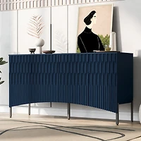 Streamdale Elegant Curved Door Sideboard for Modern Spaces